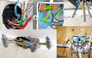 Formas de conectar los cables eléctricos entre sí