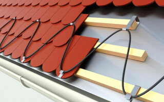 Cum de a alege un cablu de încălzire pentru încălzirea acoperișului și a jgheaburilor?