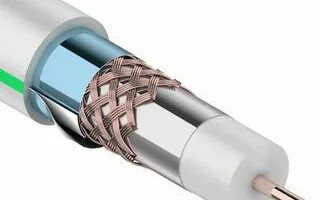 What is a coaxial cable, the main characteristics and where is it used?