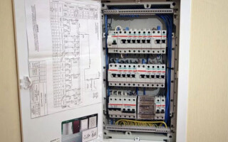 How to assemble an electrical distribution board for an apartment