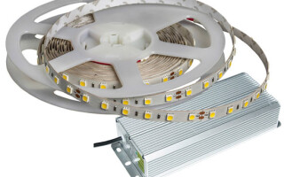 LED 조명 스트립을 220V 주전원에 연결하기 위한 다이어그램 및 리본을 서로 연결하는 방법