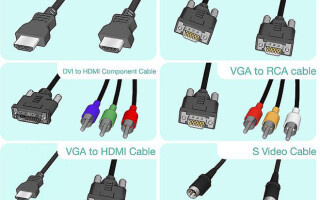 How to connect a cable from a computer or laptop to the TV?