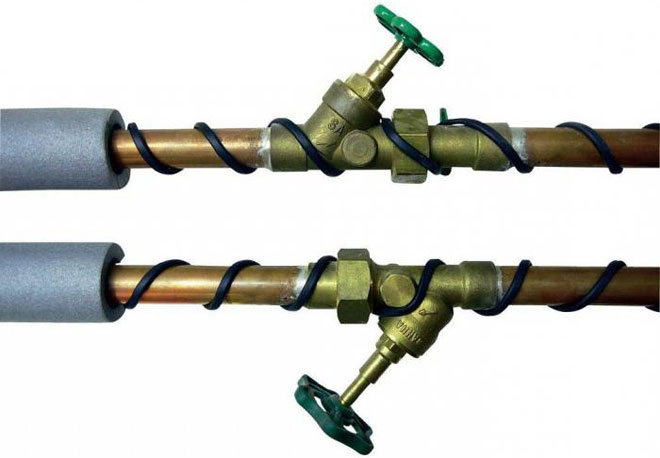 Kaip pasirinkti ir prijungti šildymo kabelį vandentiekio vamzdžio viduje ir išorėje