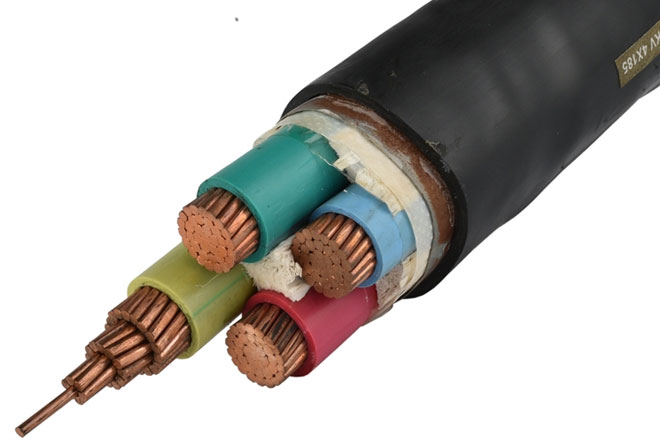 What is a power electrical cable and what does it consist of?