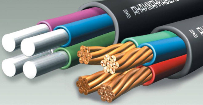 What is a power electrical cable and what is it made of?
