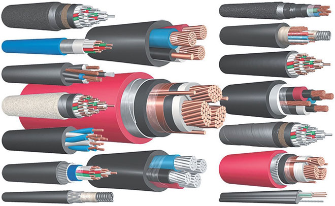 What wires are there - all kinds of cables and wires