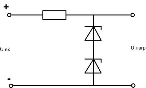Két soros AVR csatlakozási diagramja. 