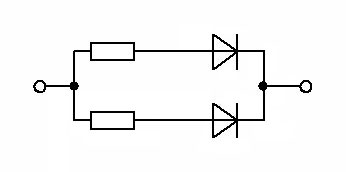 Utilizarea unui rezistor în circuit pentru a proteja dioda. 