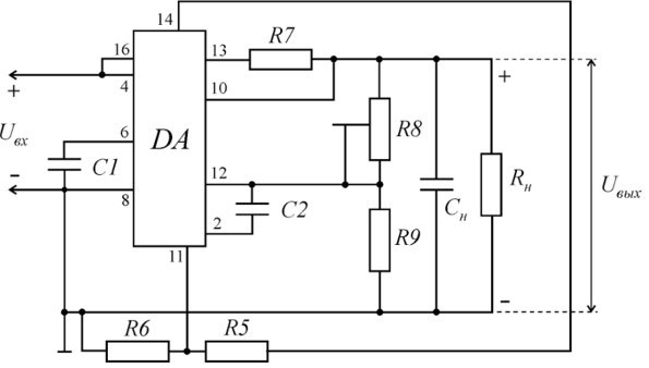 Schema electrică pentru K142EN1, K142EN2. 