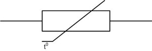 Diagramma per identificare un termistore. 